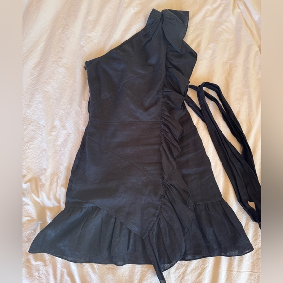 Isabel Marant Black One-Shoulder Dress EU - 36 - Picture 3 of 8